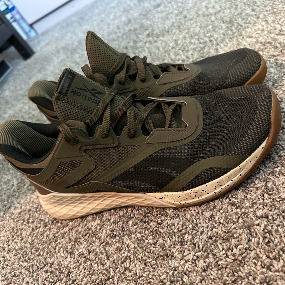 Reebok men’s Nano X shoes size 9